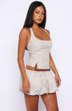 Im Next Halter Top Beige Check