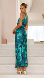 Laken Maxi Dress Green Print