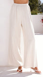 Talia Strapless Top and Pants Set Oatmeal