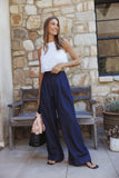 Elinor Cuffed Denim Pant Dark Wash