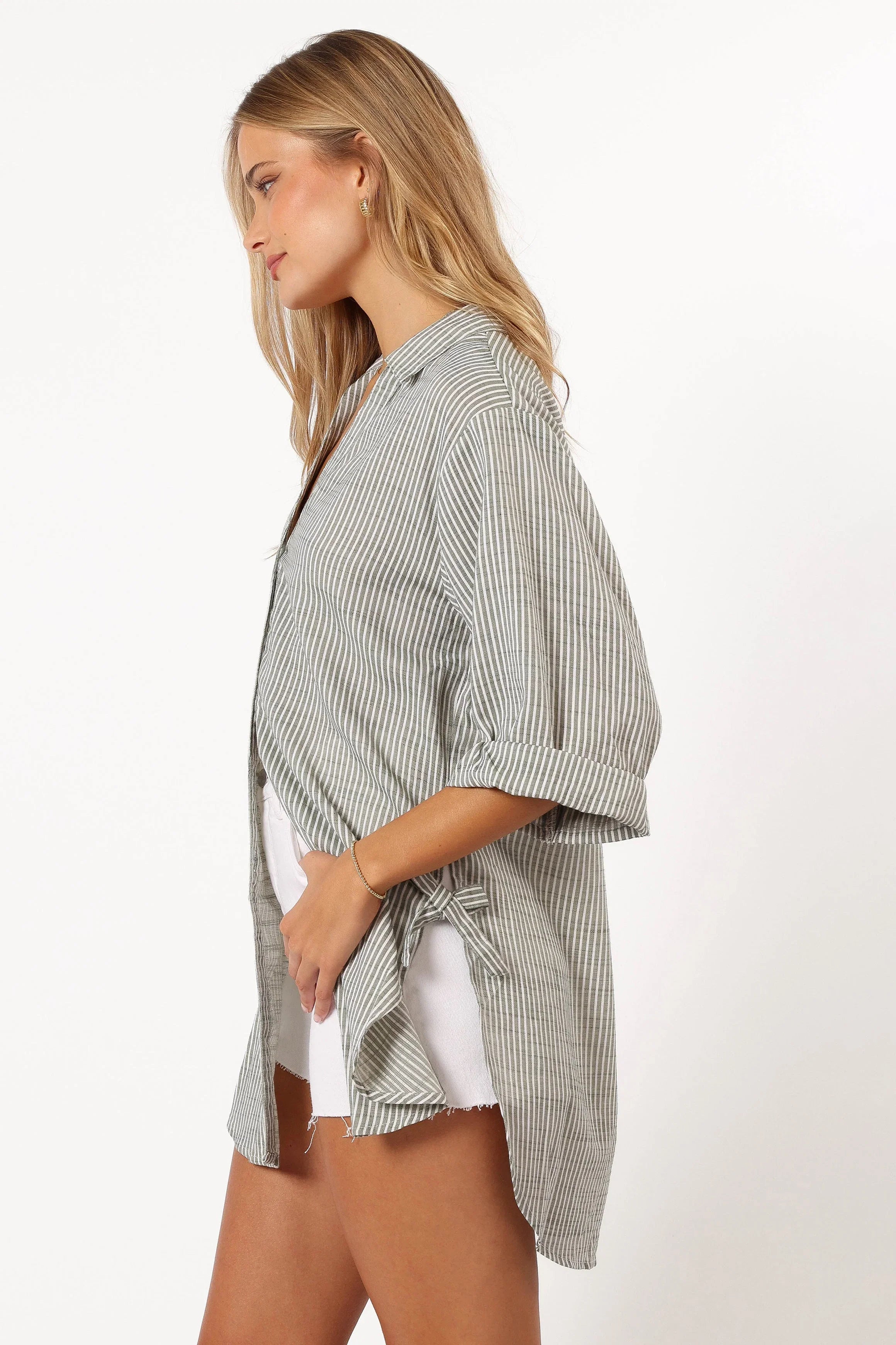 Wren Oversized Shirt Olive