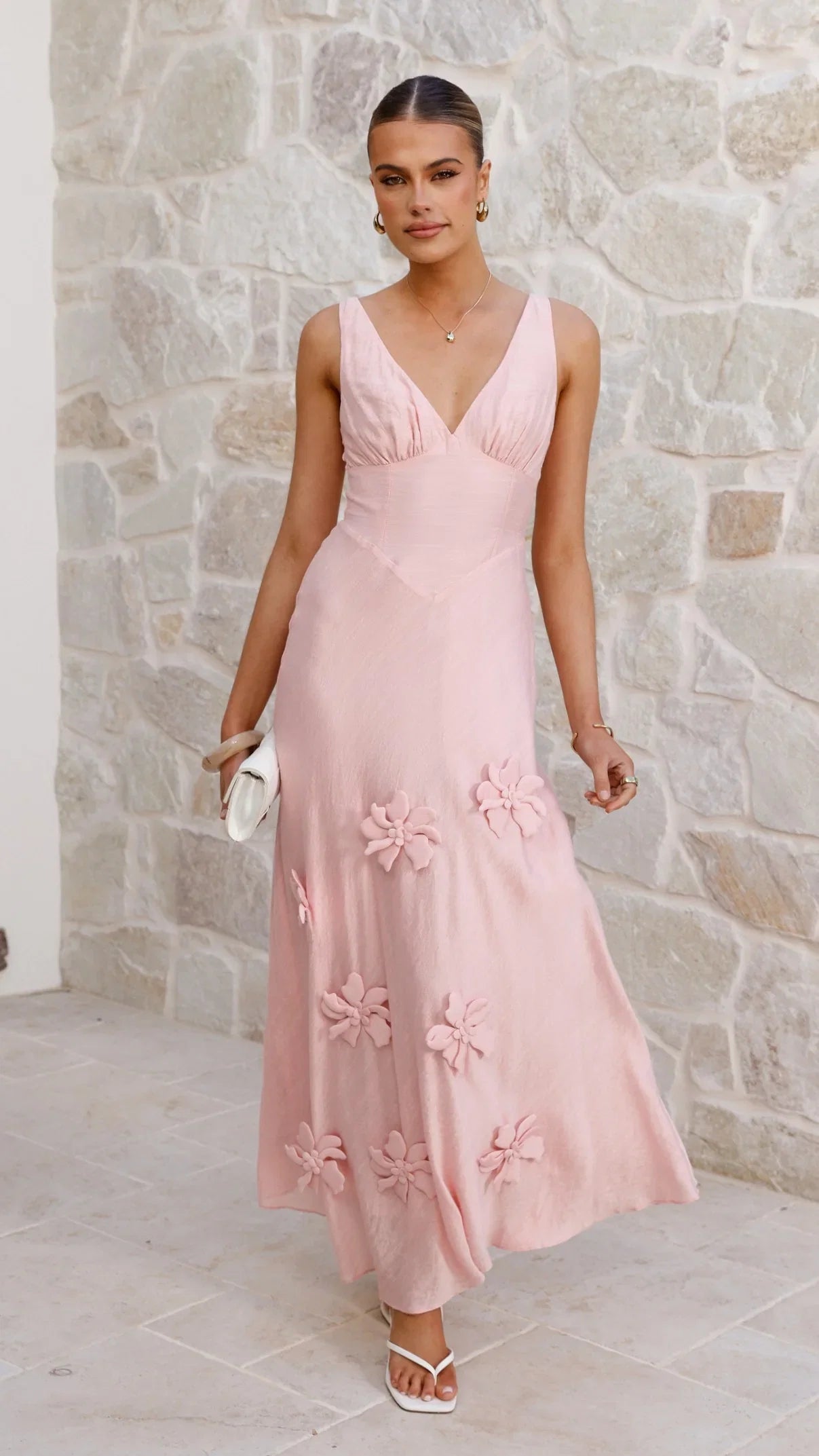 Lavara Maxi Dress Pink