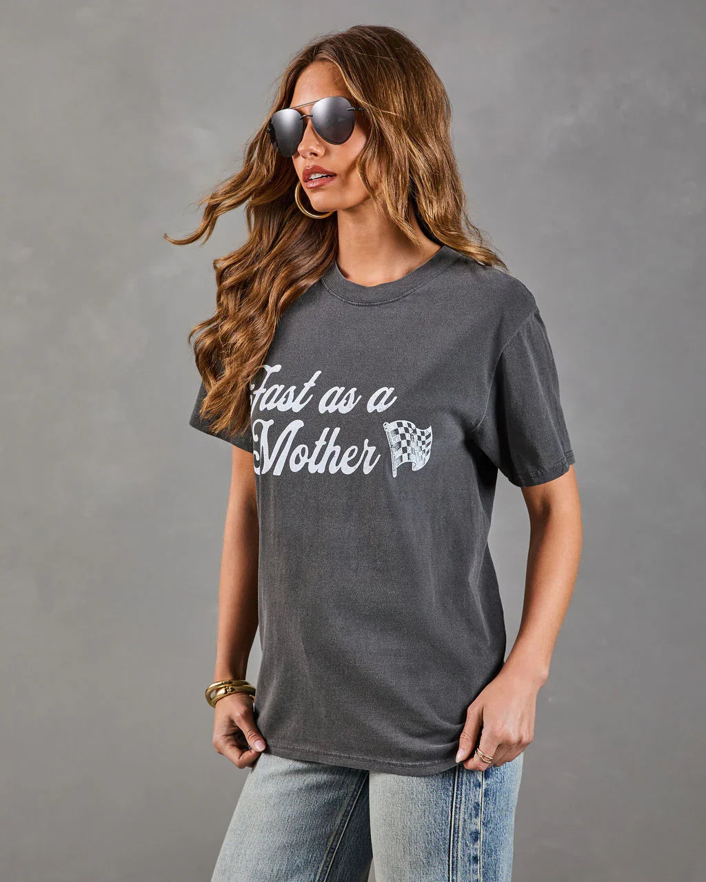 Fast As A Mother Short Sleeve Graphic Tee