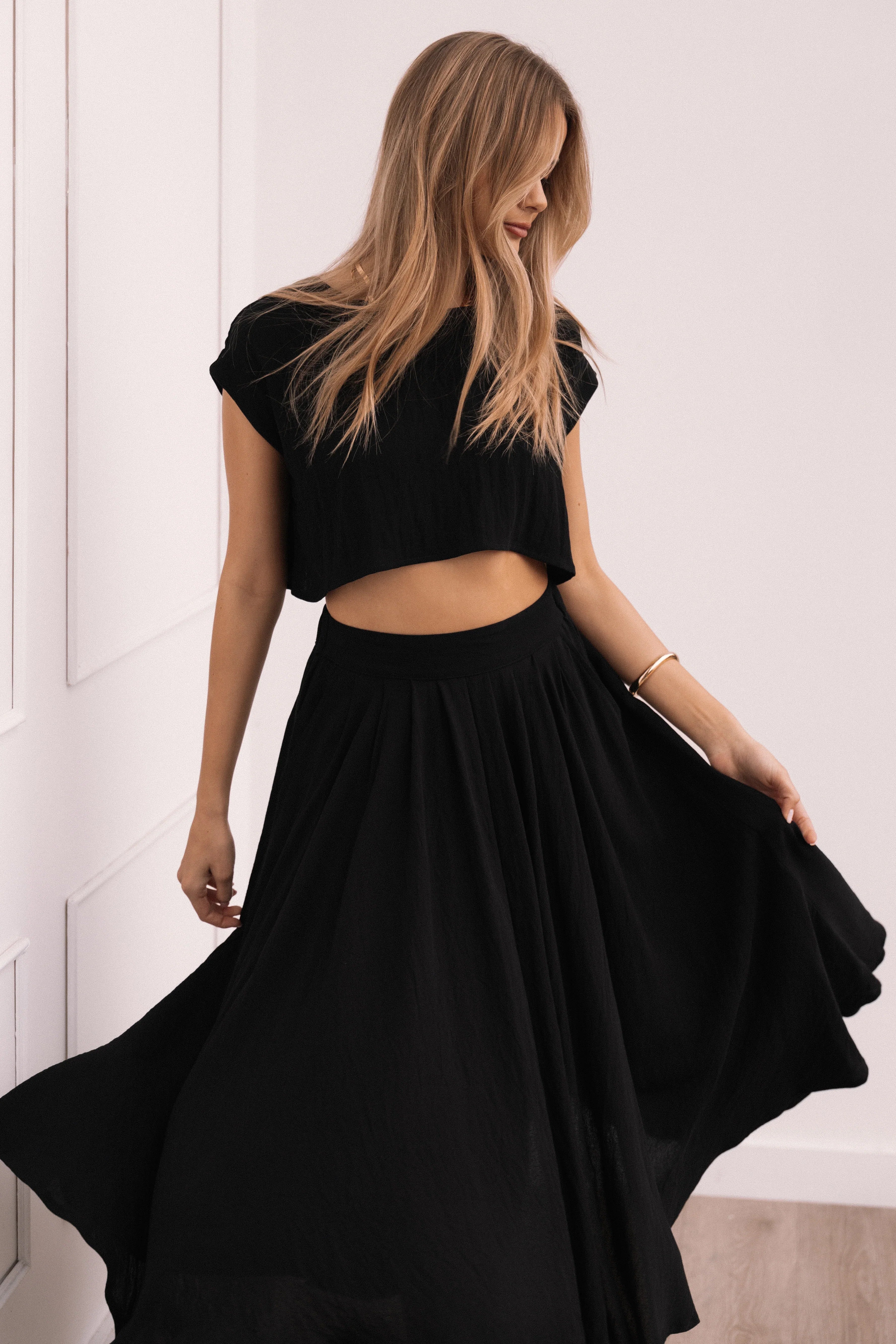 Bessie Two Piece Set Black