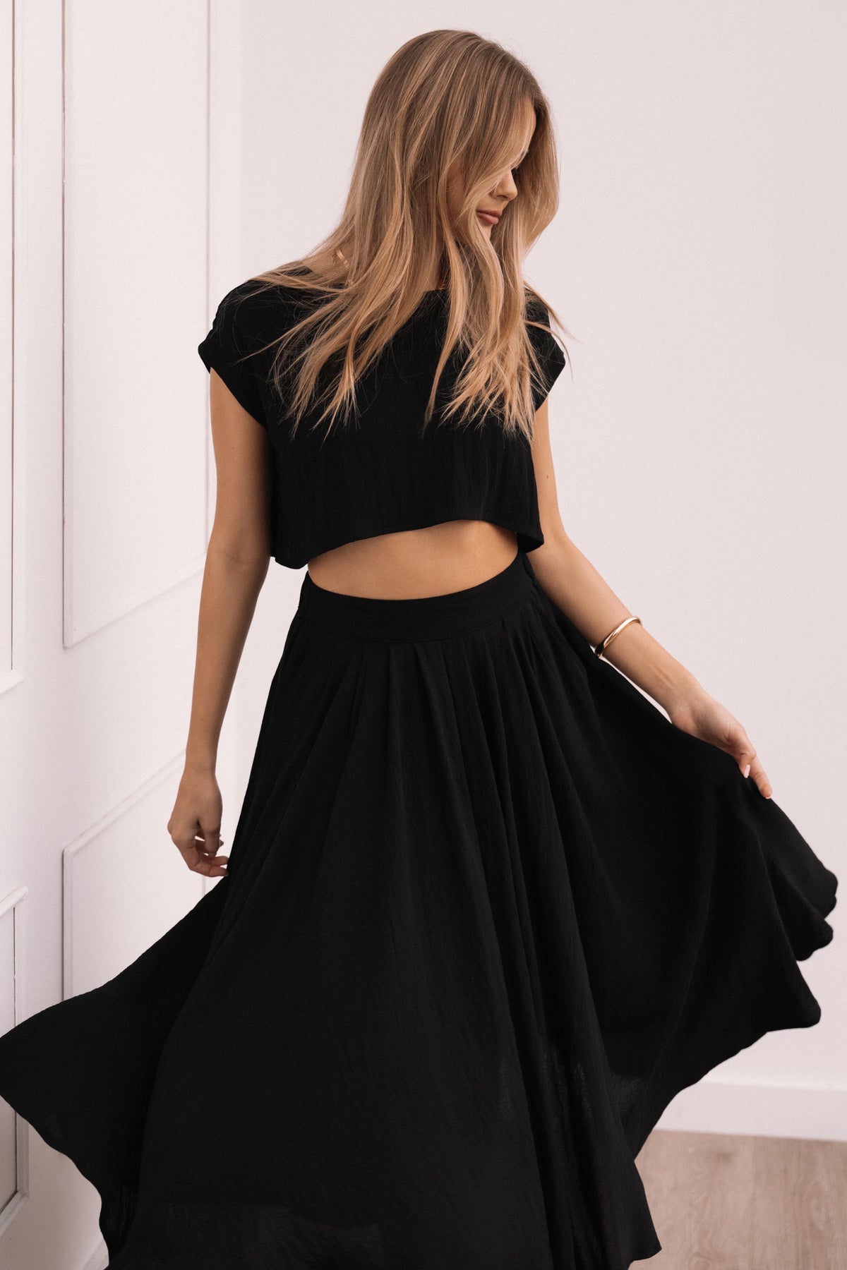 Bessie Two Piece Set Black