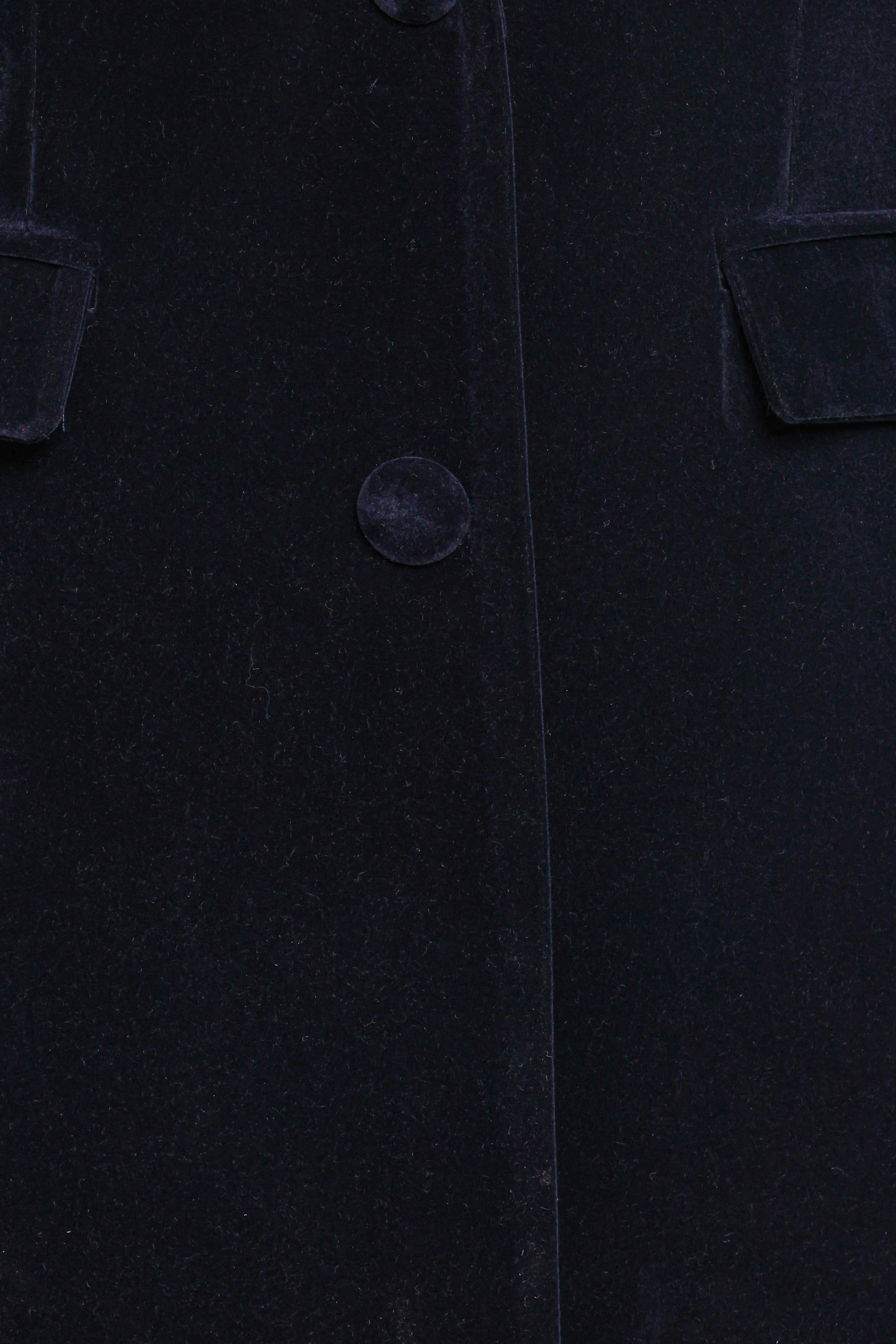 Clive Velvet Blazer Navy