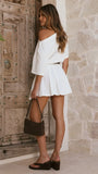 Aleski Mini Dress White