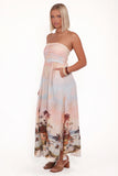 Marcia Midi Dress Sunset Print