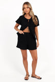Bonnie Short Sleeve Top Black