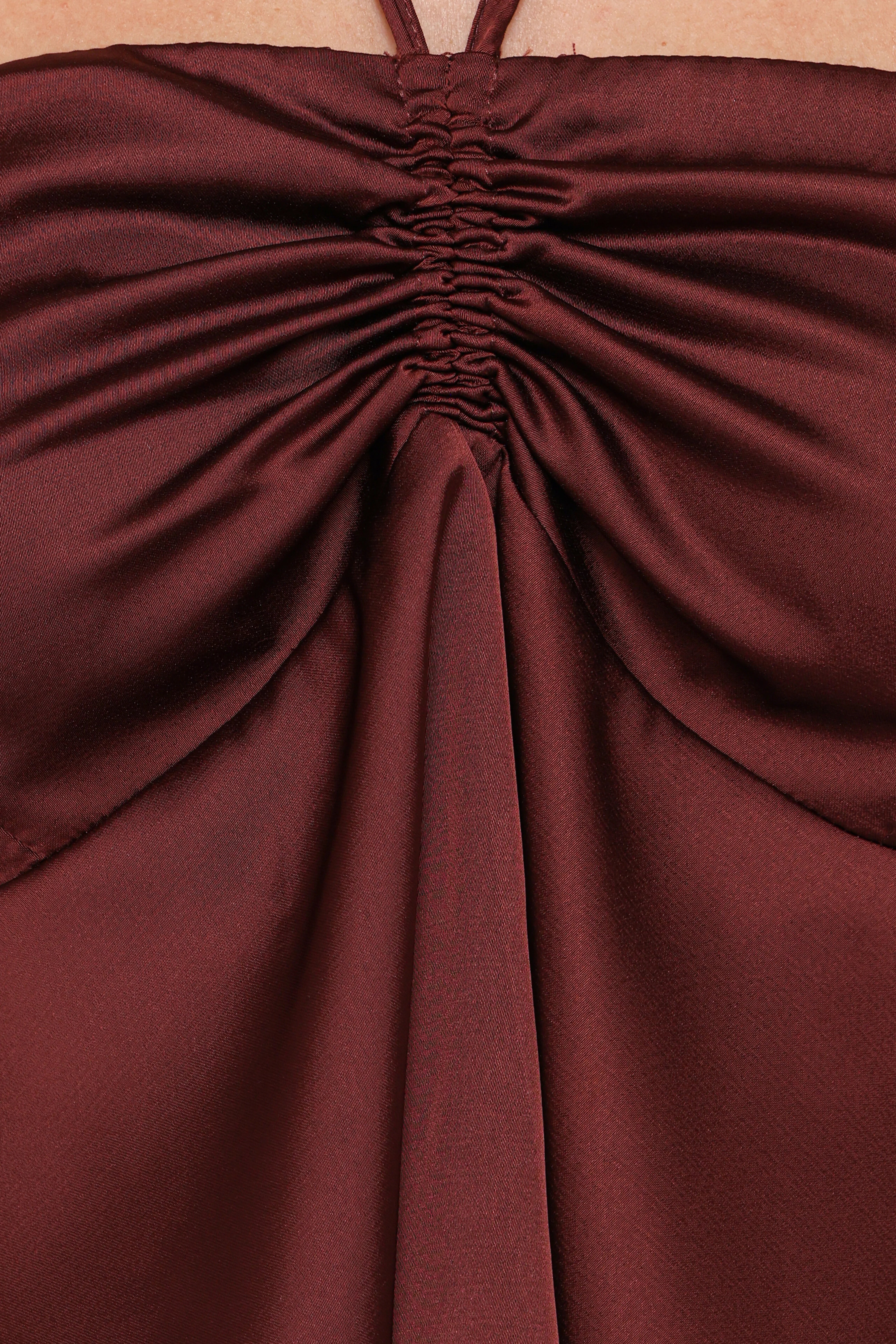 Vita Halter Top Brown