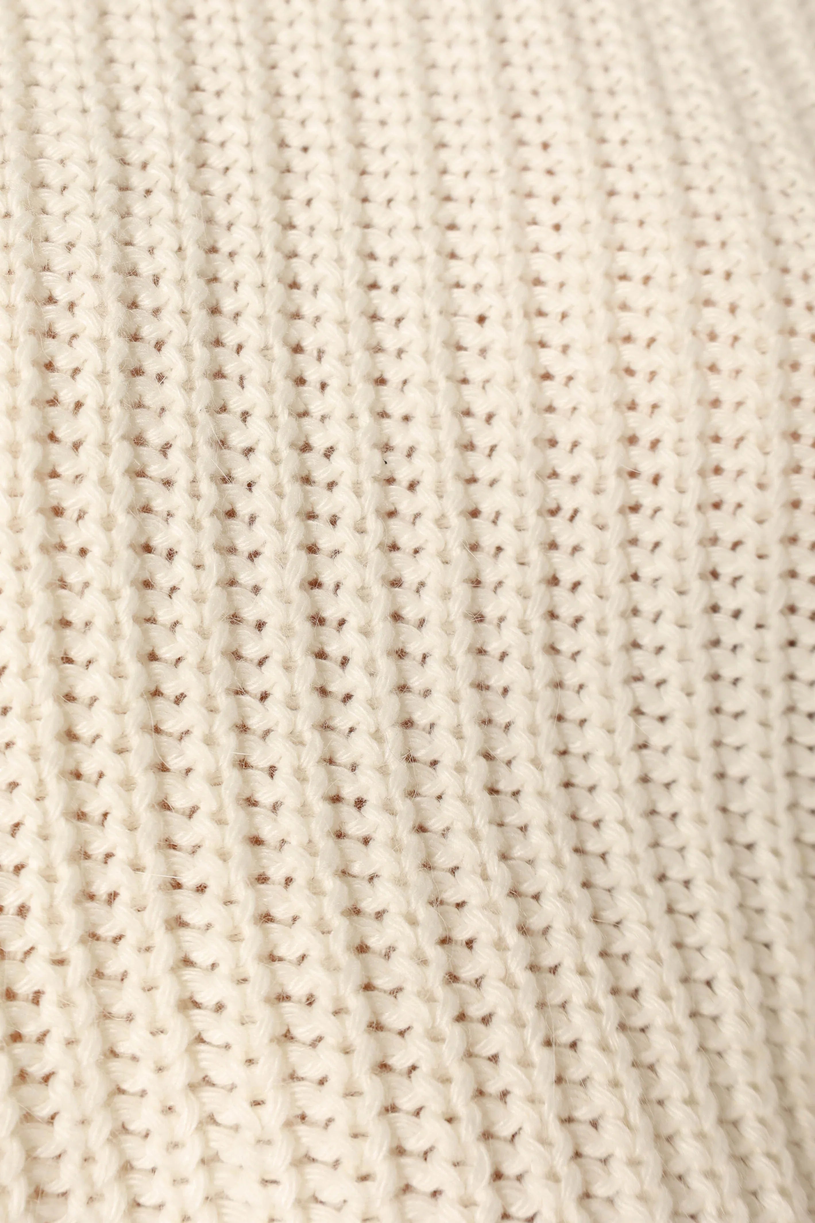 Catalina Polka Dot Texture Knit Sweater Ivory