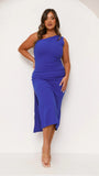 Alaina Midi Dress Cobalt Blue