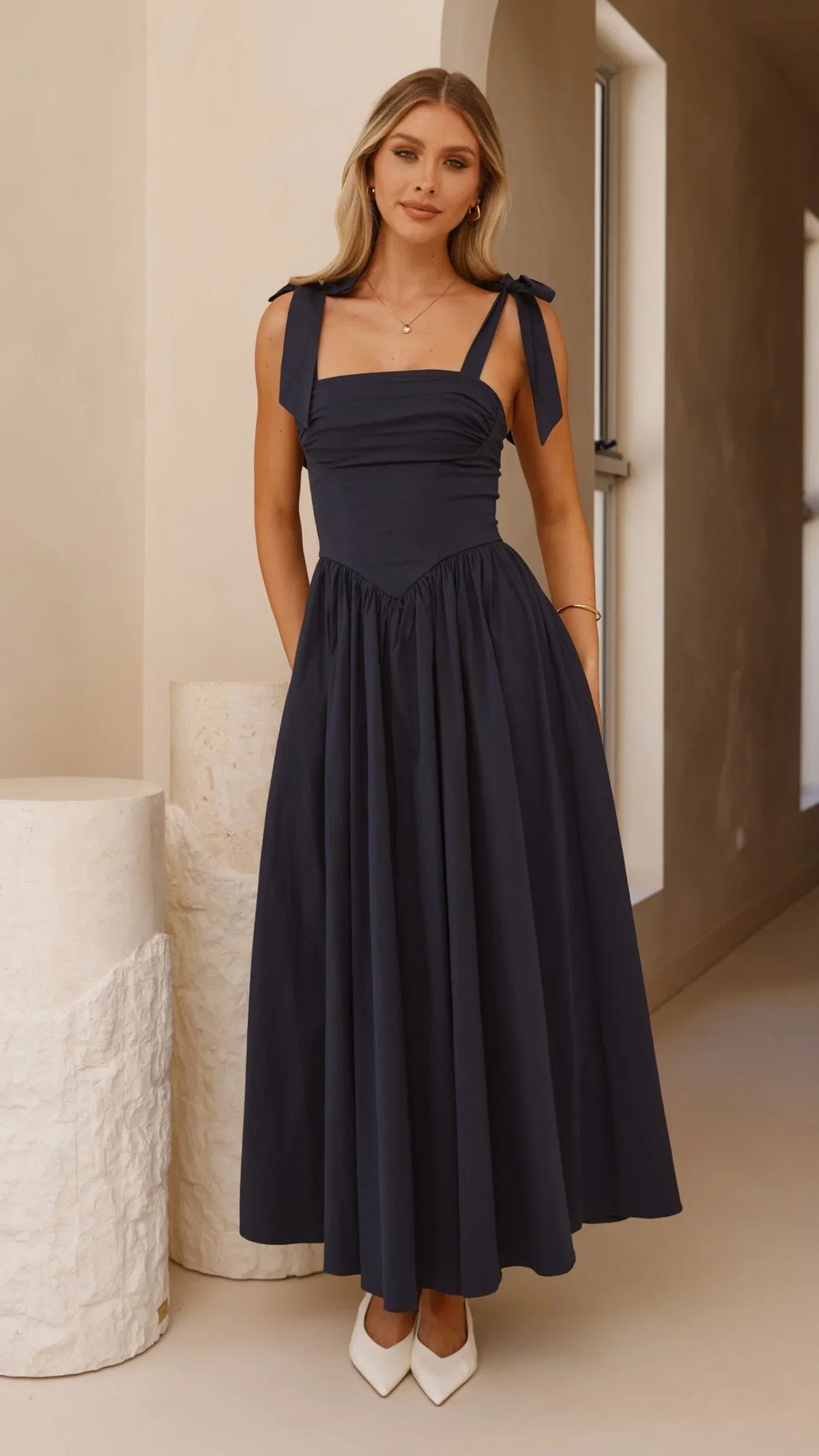 Haisley Maxi Dress Navy
