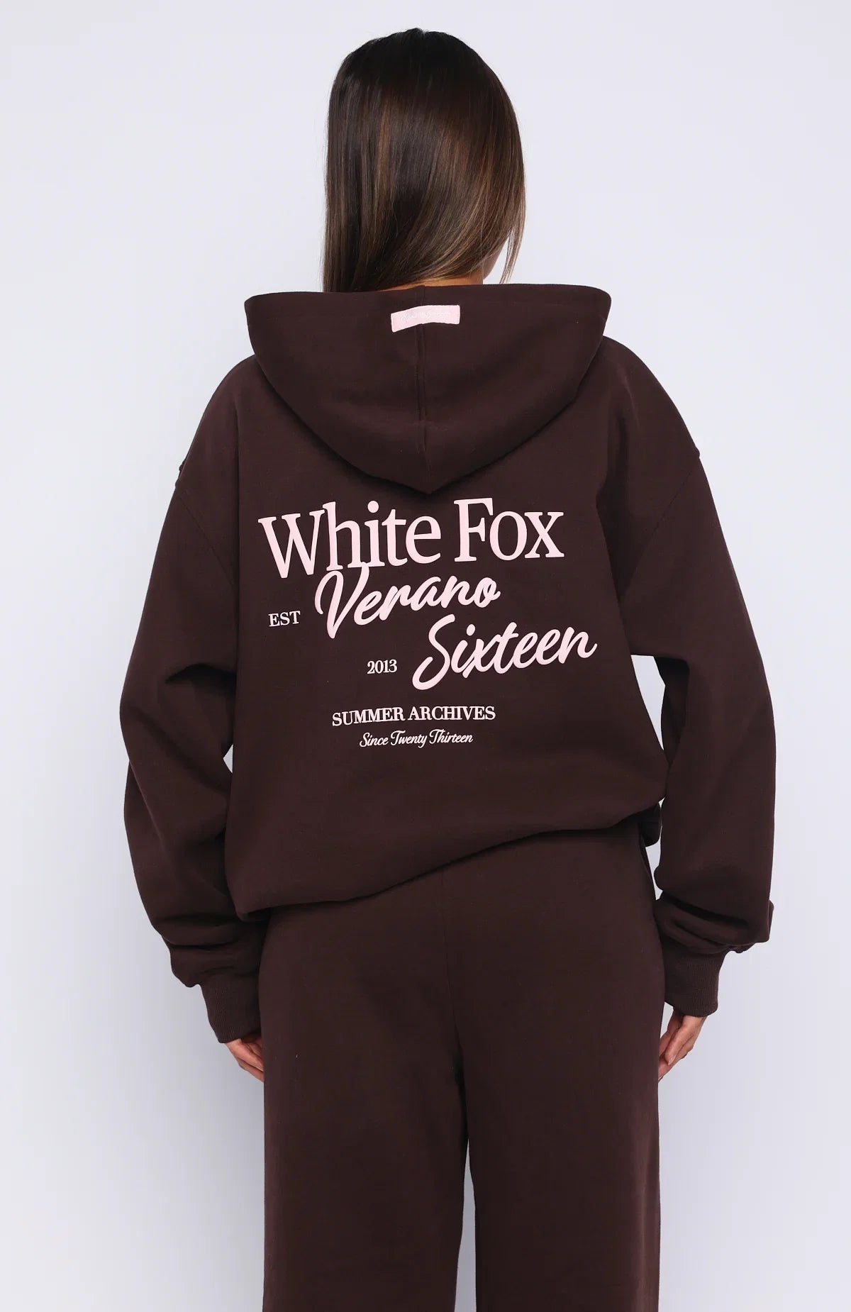 Verano Sixteen Lilia Oversized Hoodie Chocolate