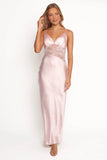 Milla Maxi Lace Dress Pale Pink