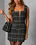 Effie Lane Tweed Mini Dress