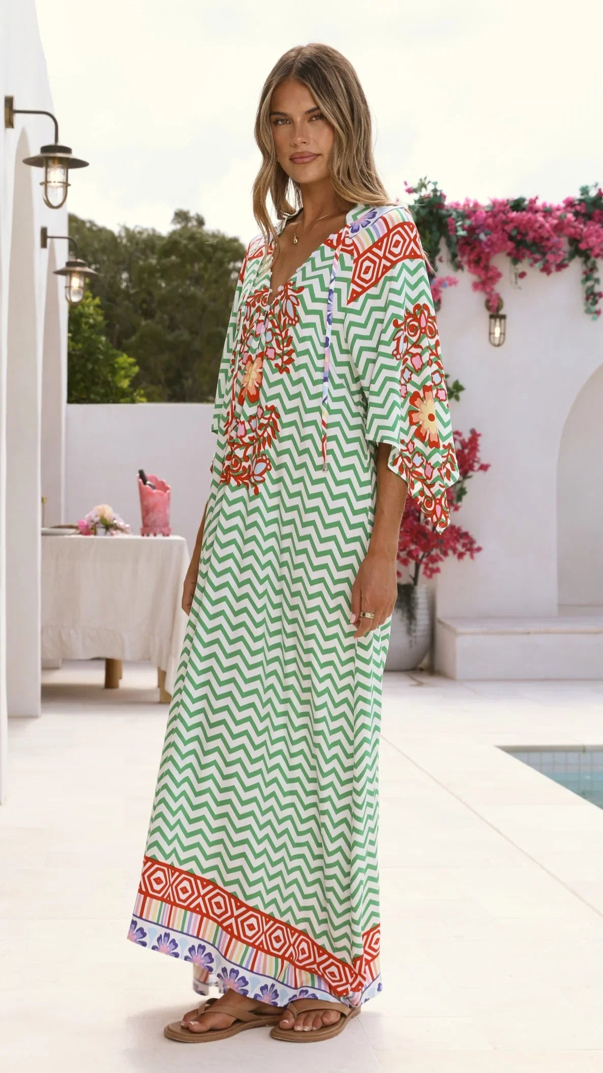Bree Maxi Dress Ziggy Print