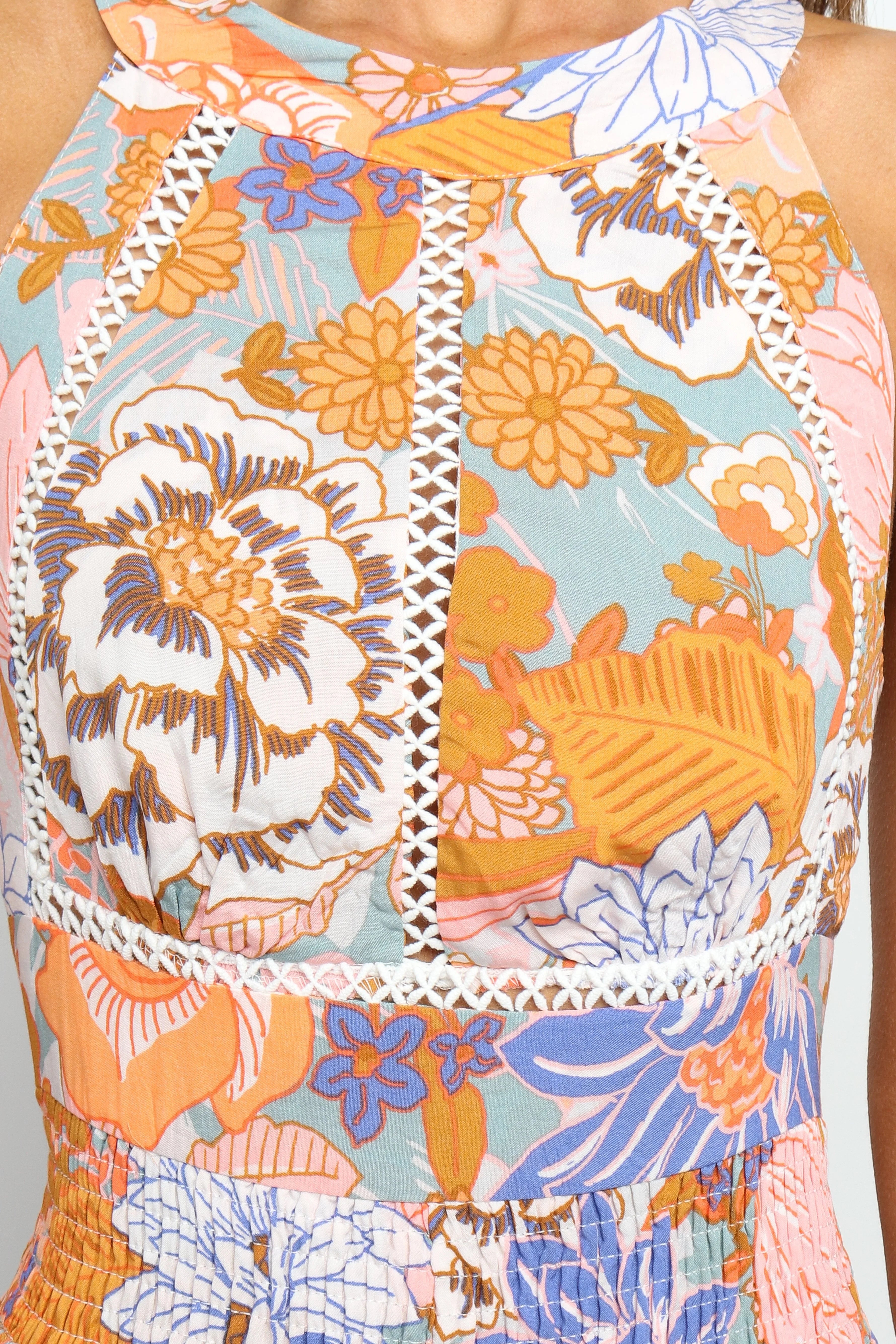 Newell Dress Orange