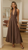 Skye Maxi Dress Chocolate