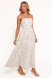 Kayt Strapless Dress Floral