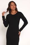 Monty Knit Dress Black