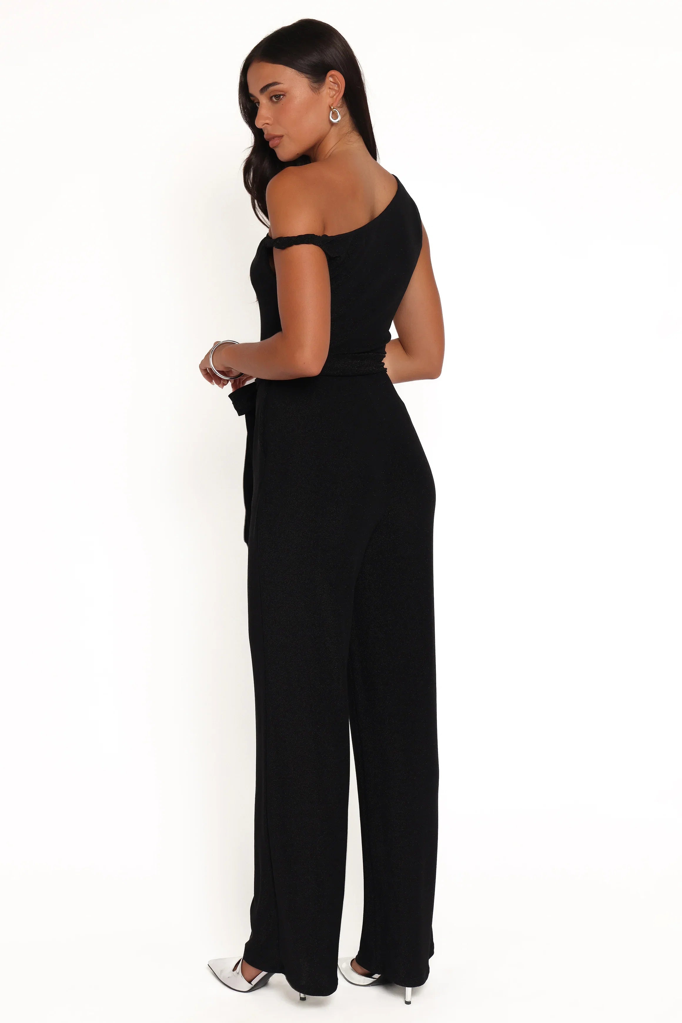Katarina Off Shoulder Jumpsuit Black