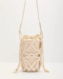 Menah Laser Cutout Pouch Shoulder Bag