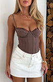 Wont Be Lonely Denim Mini Skirt Off White