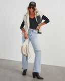 Revival V Neck Ribbed Bodysuit