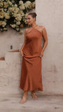 Chiara Maxi Dress Copper