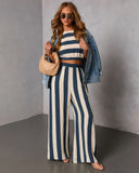 Sorina Striped Wide Leg Pants