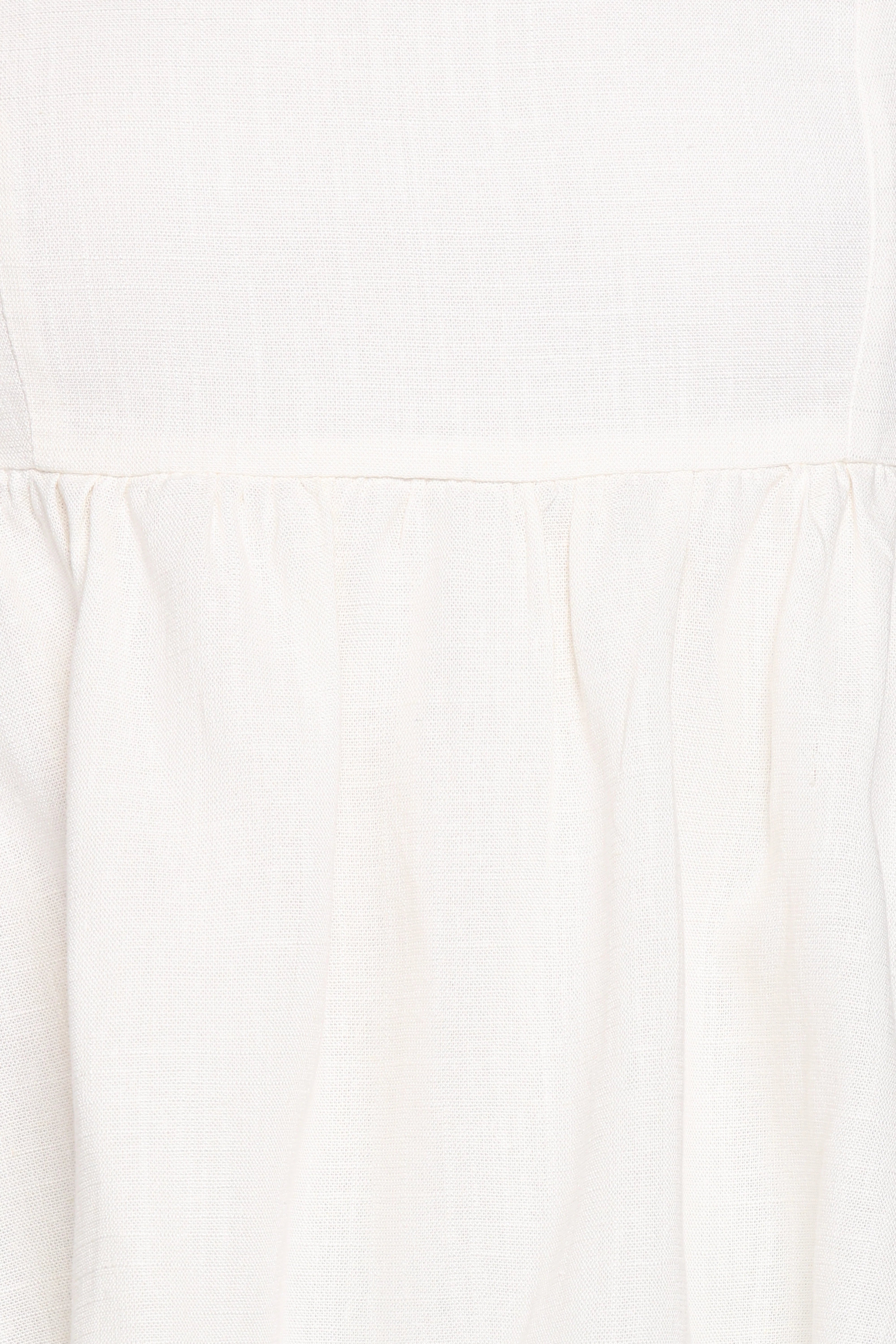 Zephyra Baby Doll Top White
