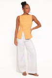 Kalyssa Asymmetrical Vest Mango