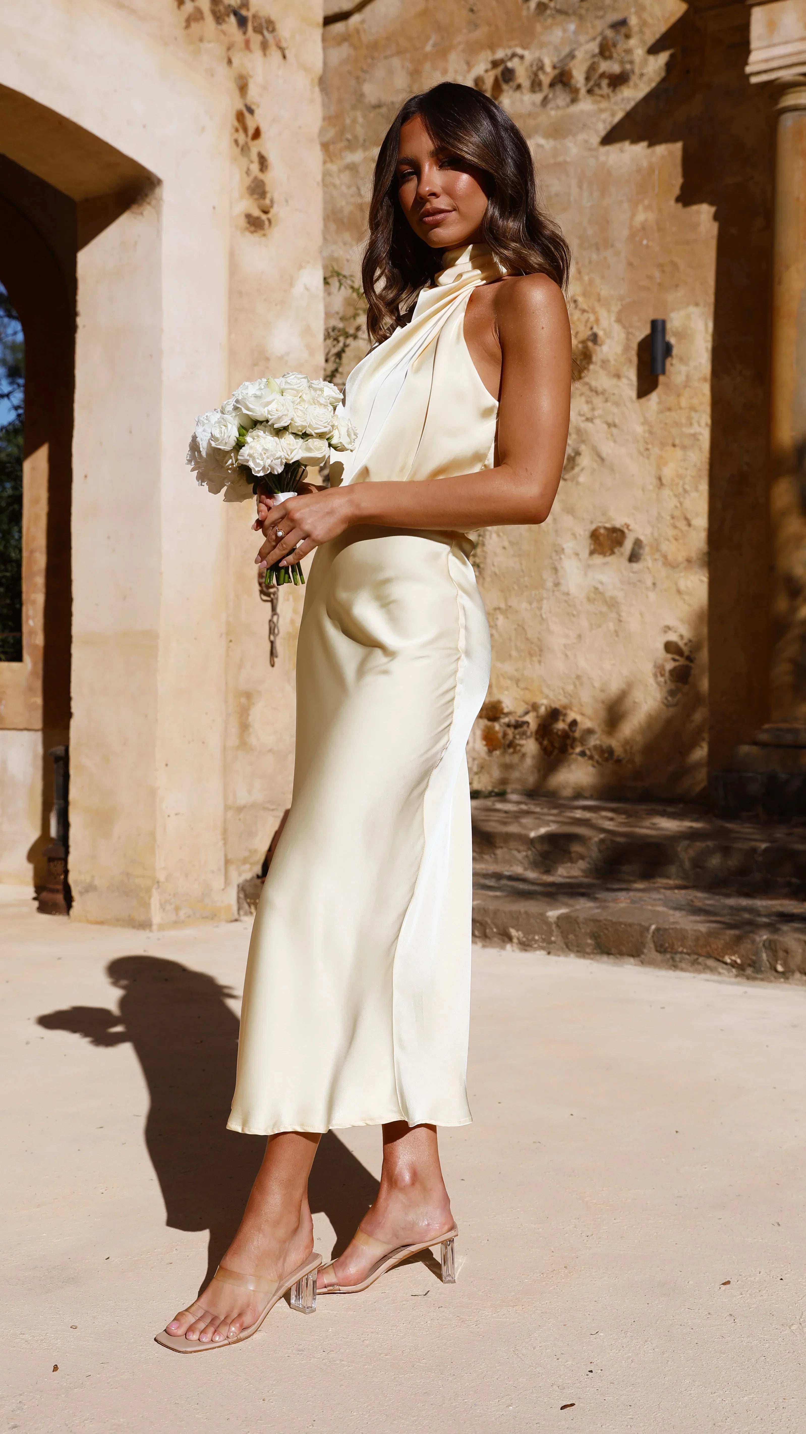 Esther Maxi Dress Lemon