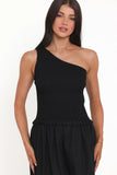Myla One Shoulder Maxi Dress Black