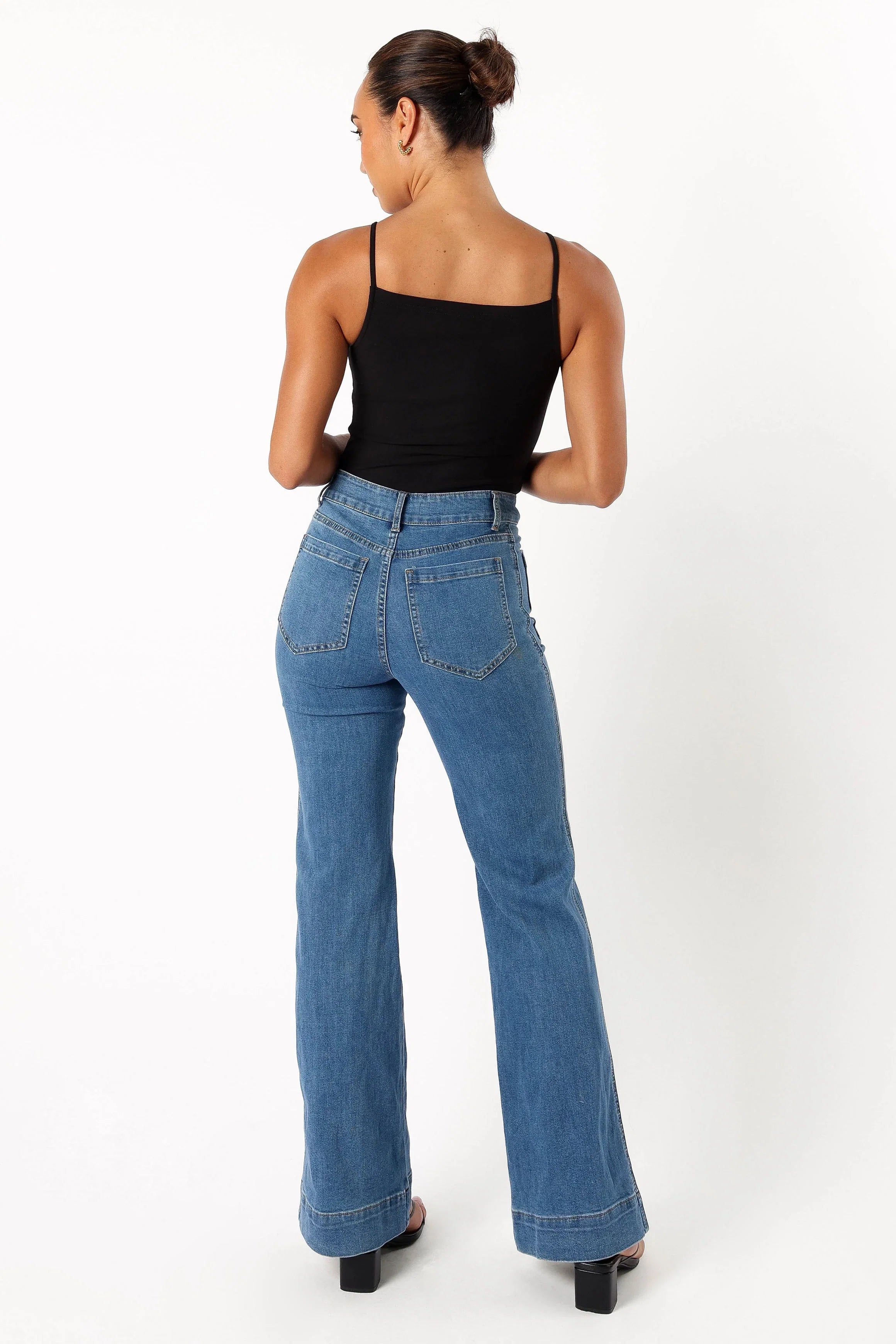 Nico Wide Leg Jean Dark Blue