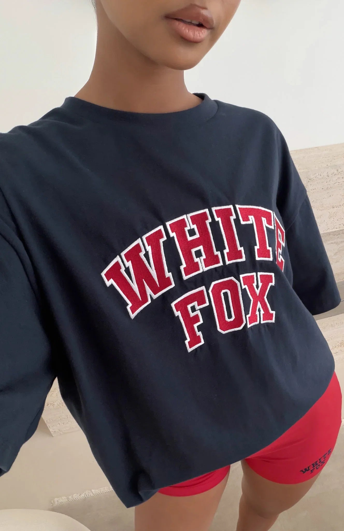 Starting Fresh Oversized Tee Navy