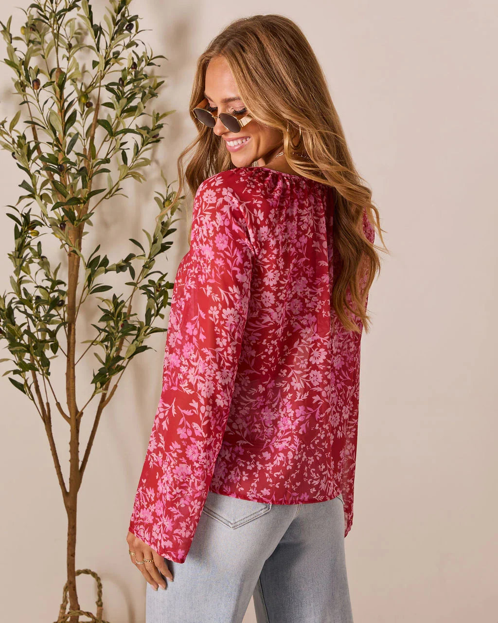 Nelda Floral Printed Top