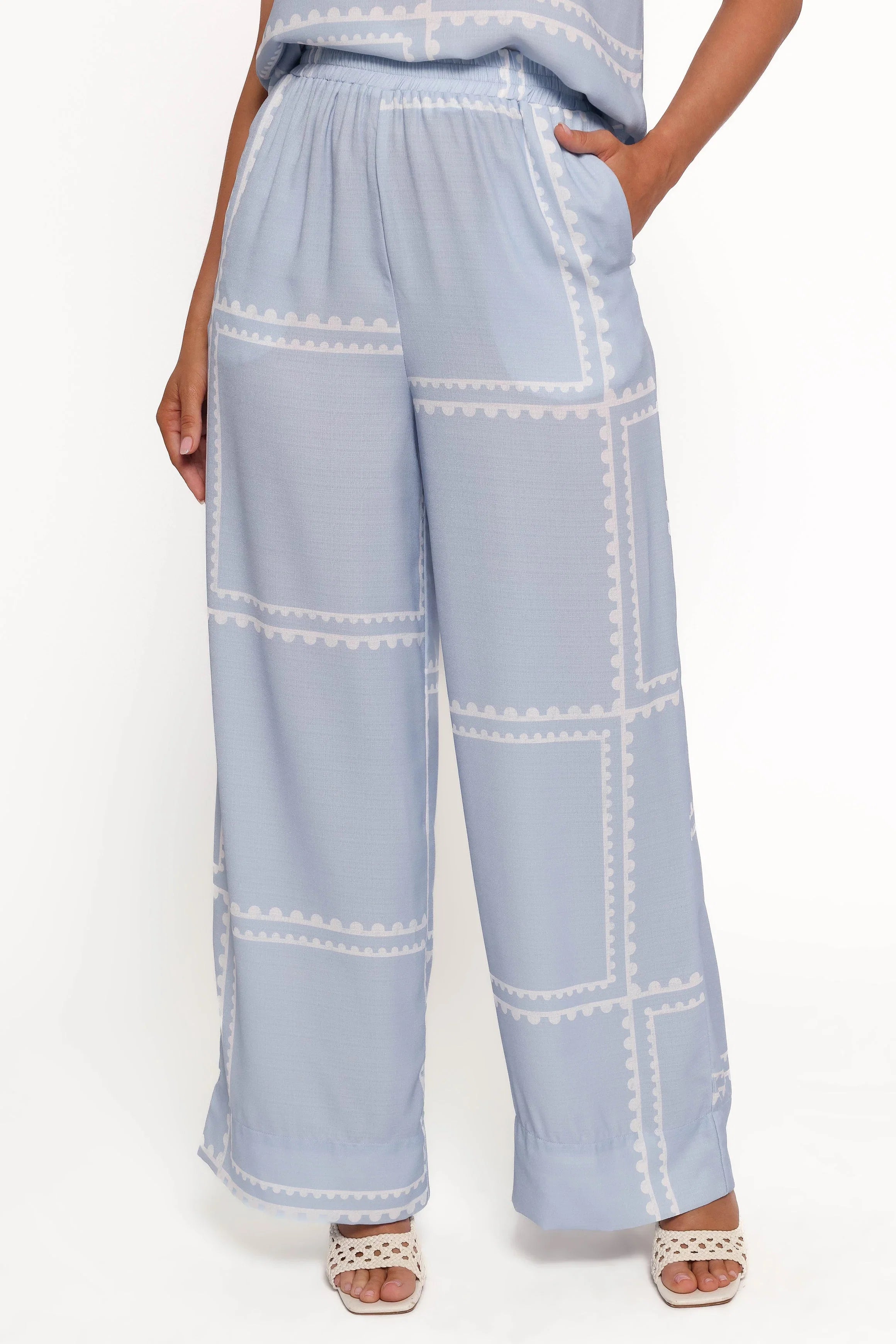 Ezra Pant Set Light Blue