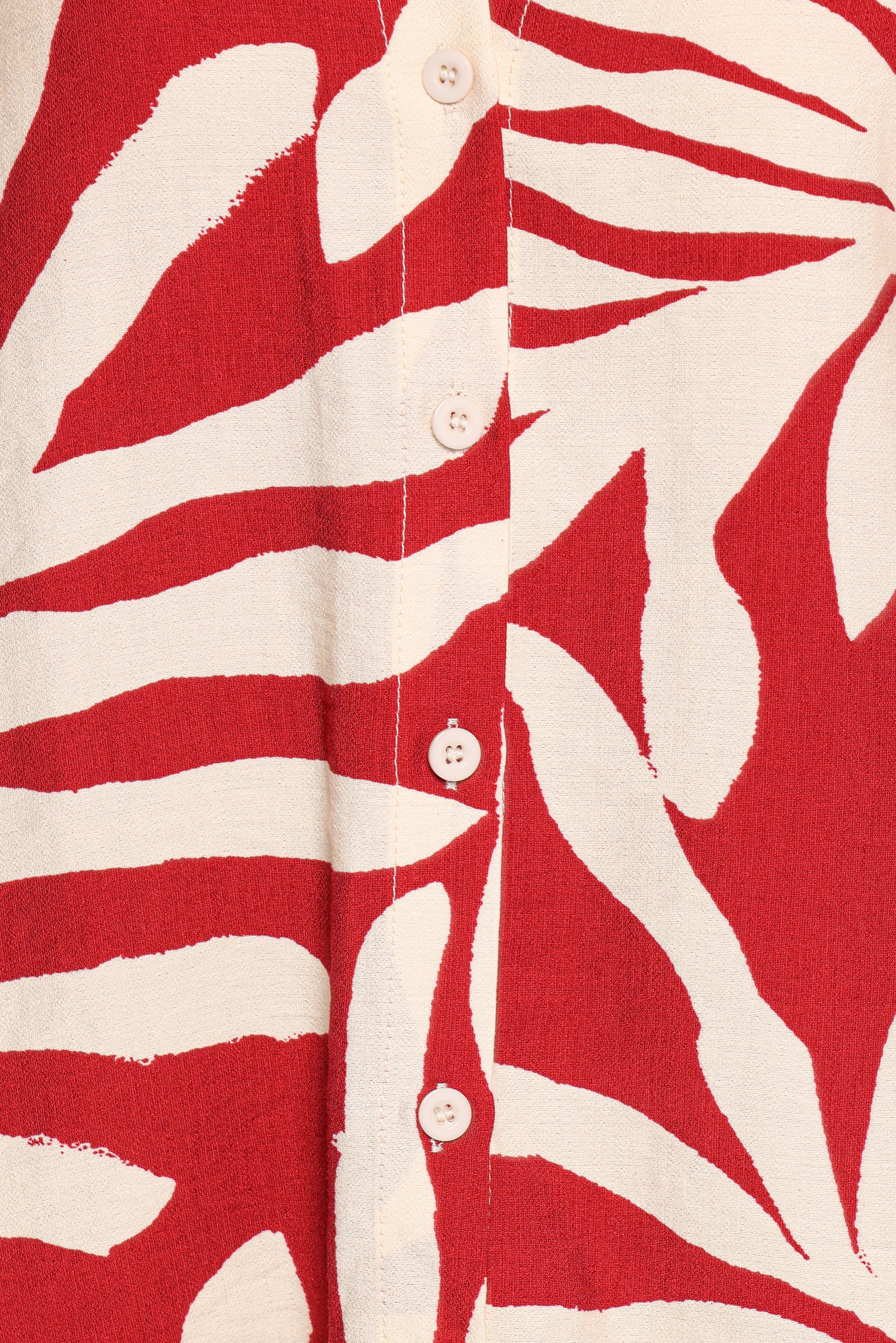 Lilo Short Set Red Palm Print