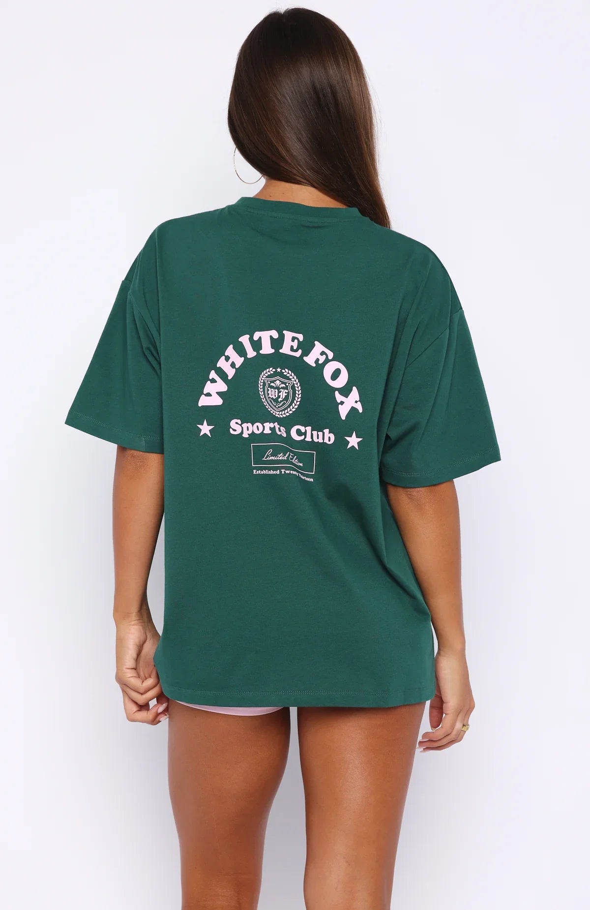 Outfit Of The Day Oversized Tee Forest Green