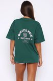 Outfit Of The Day Oversized Tee Forest Green