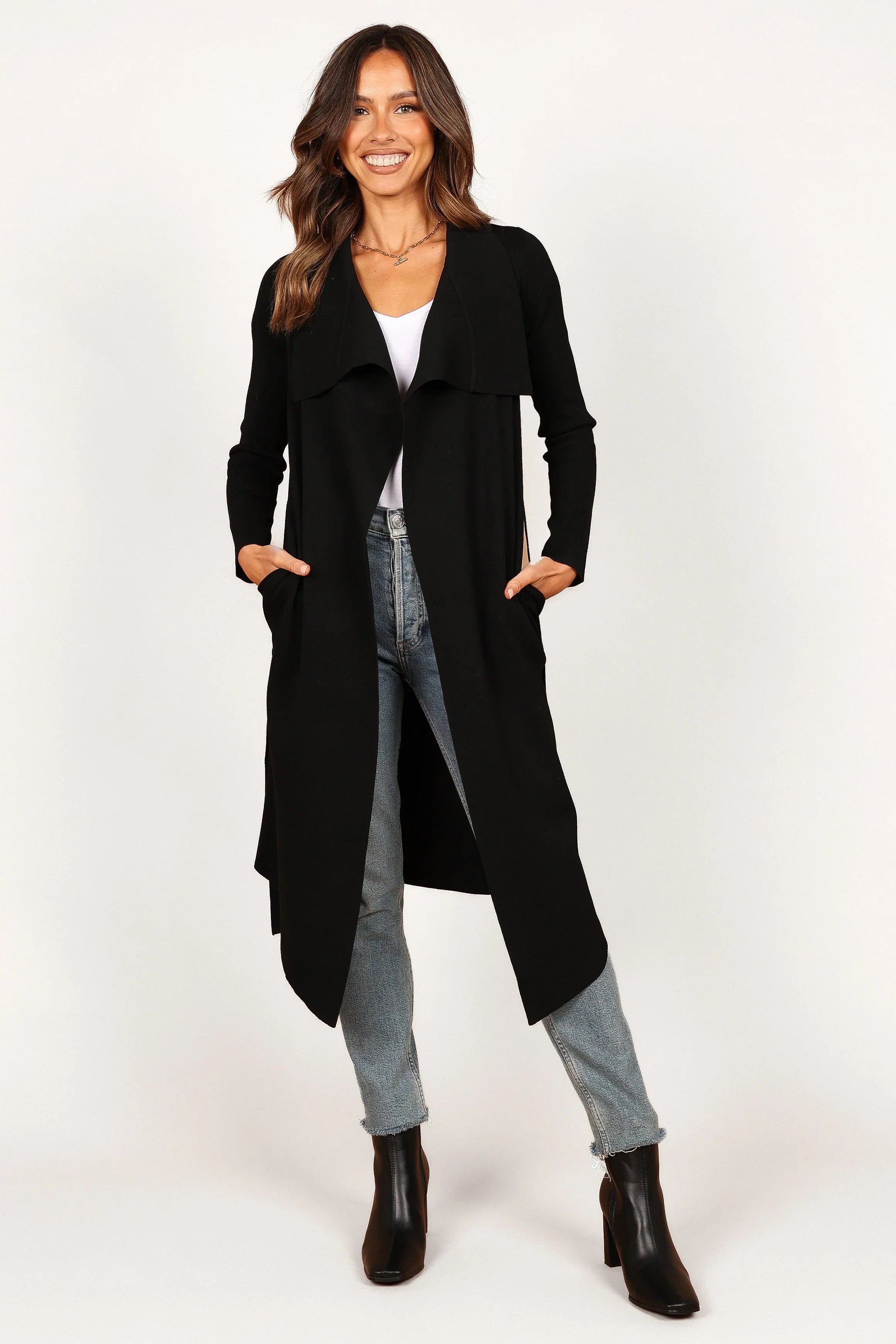 Audrina Cardigan Black