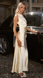 Halle One Shoulder Maxi Dress Yellow
