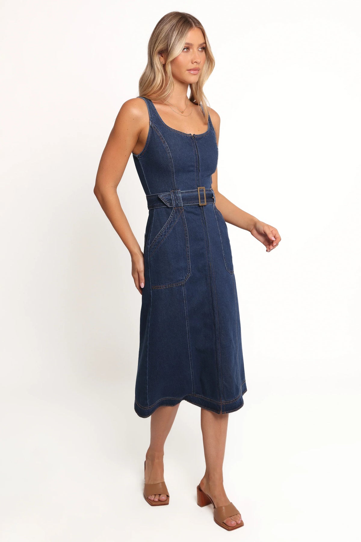 Carys Midi Dress Denim