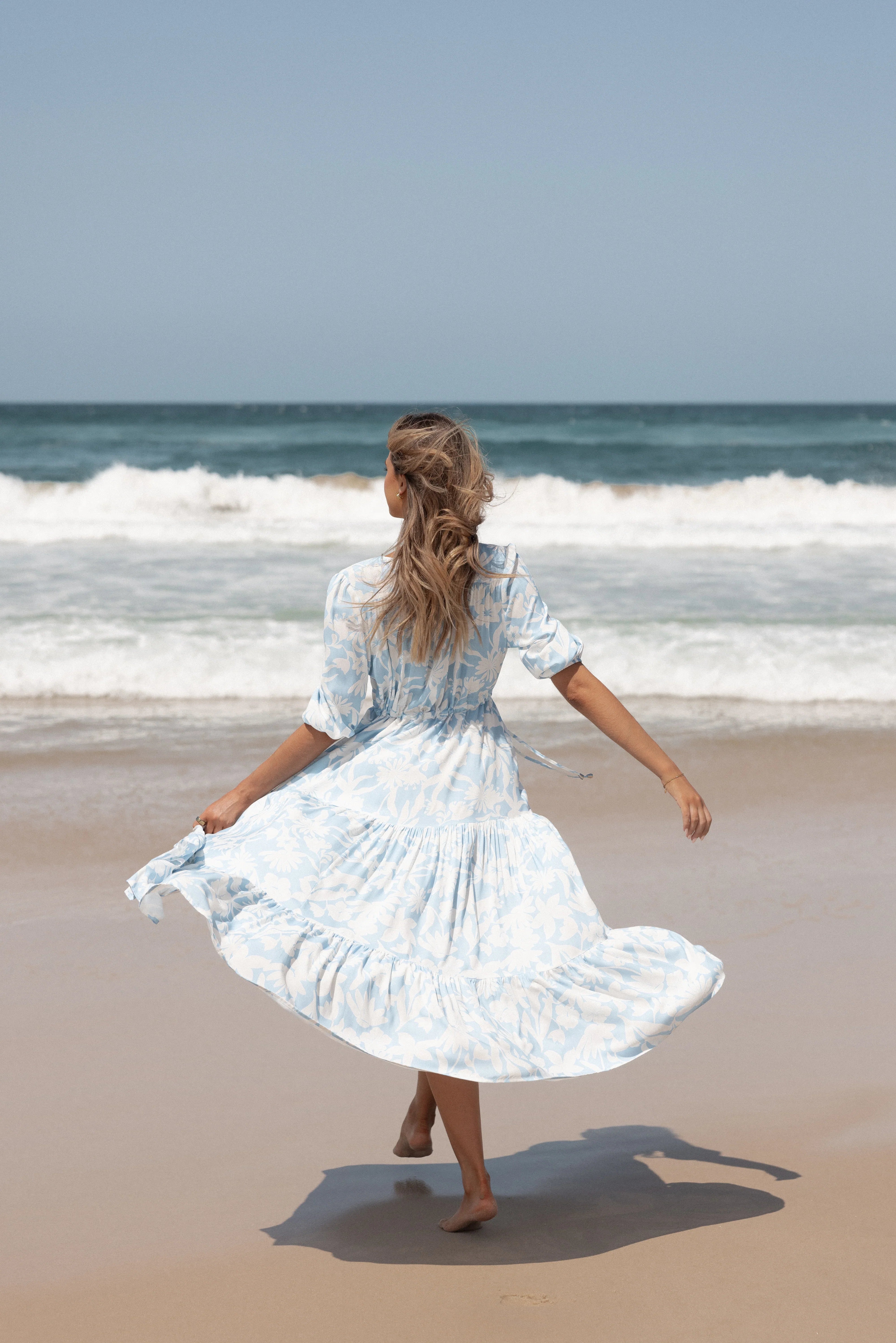 Kelda Dress Blue Floral