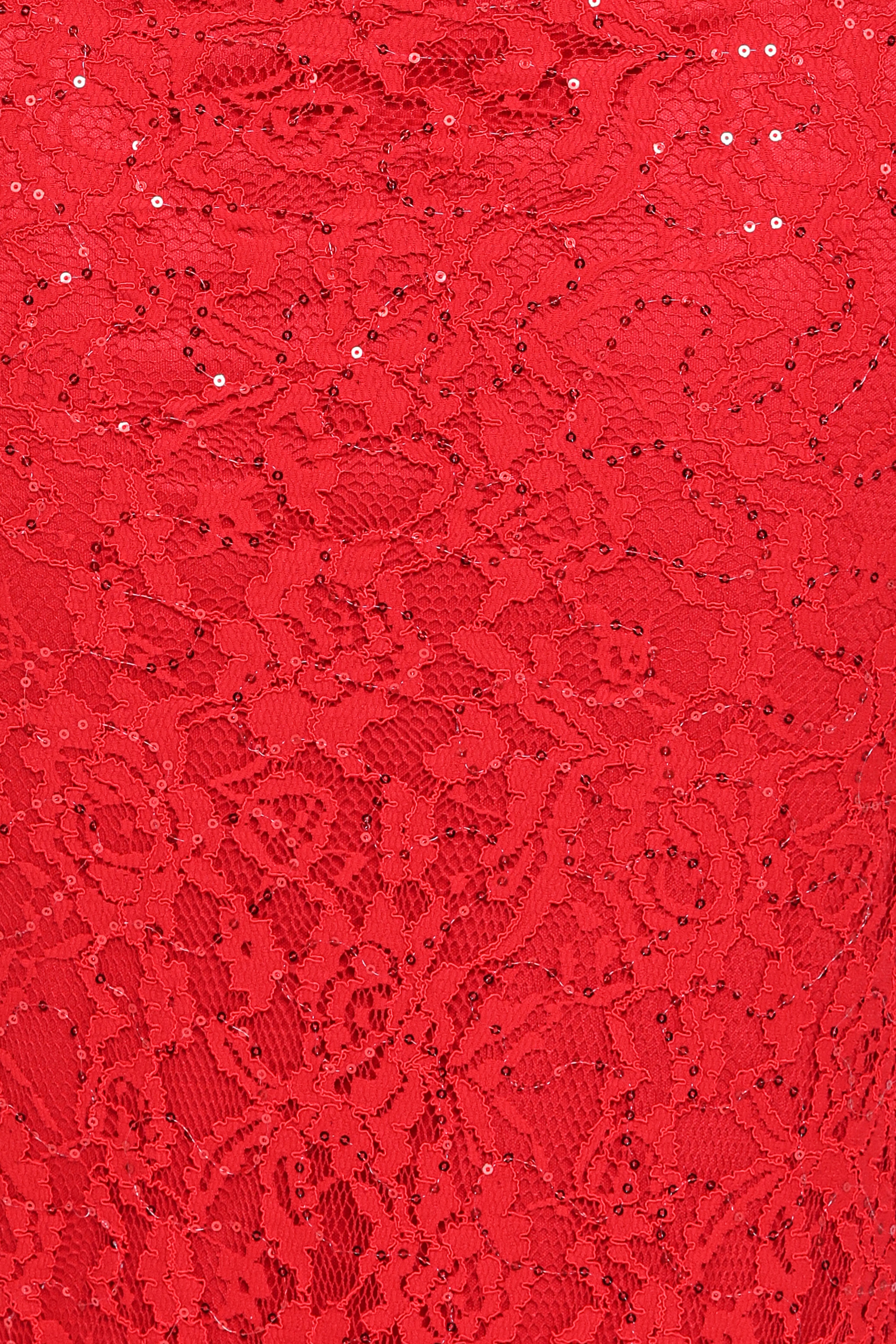 Ruben Lace Maxi Dress Red