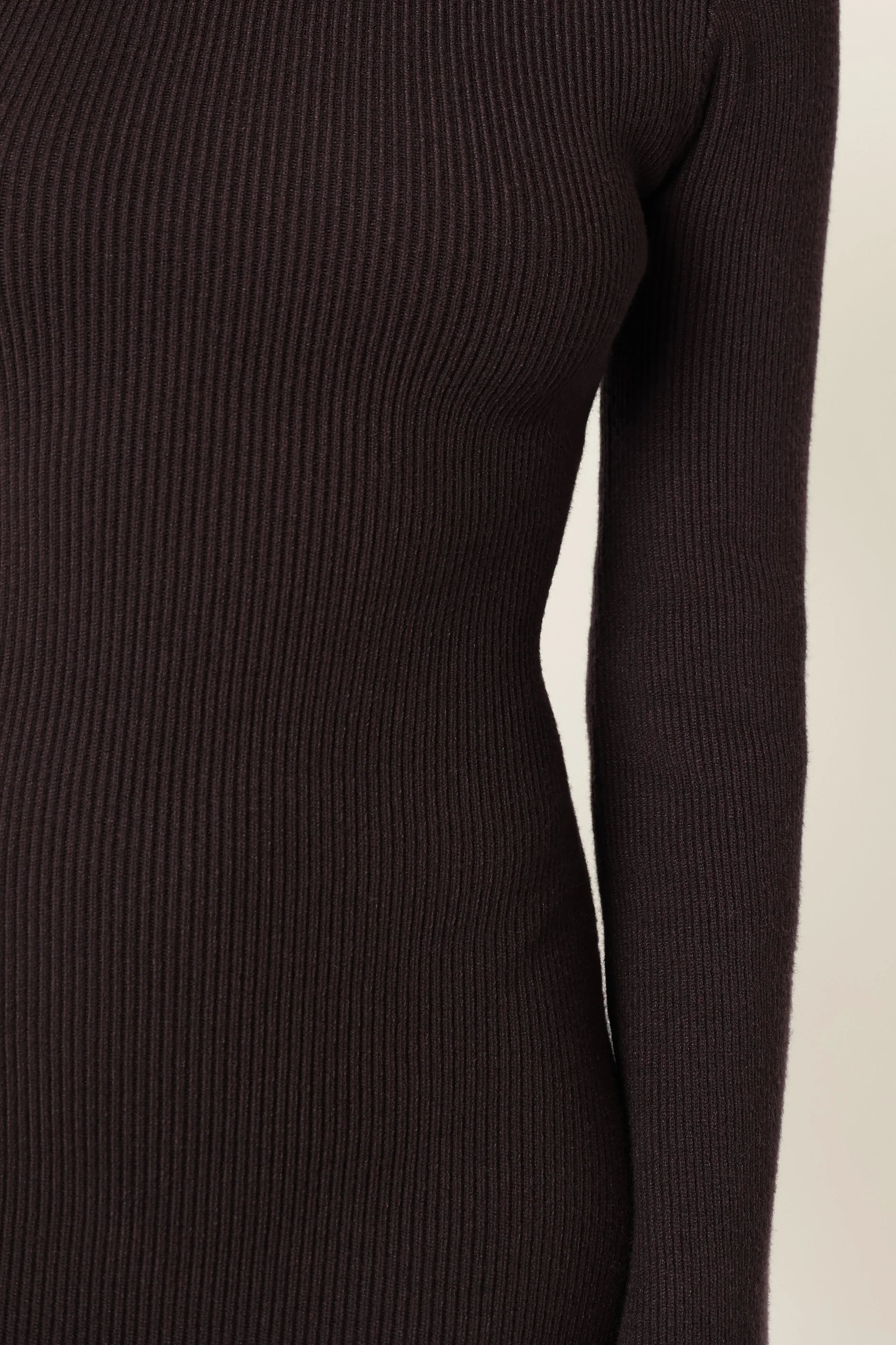 Astor Long Sleeve Midi Dress Plum
