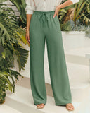 Tide to Me Drawstring Wide Leg Pants