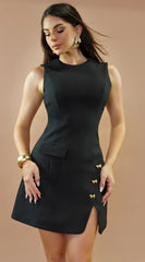 Ardor Mini Dress Black
